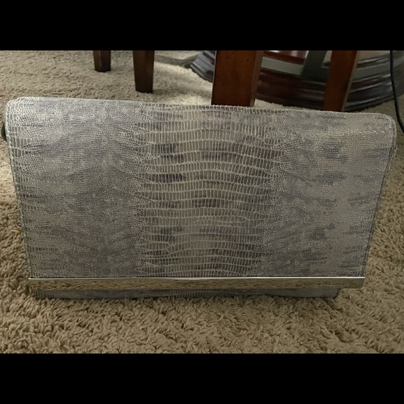 Michael Kors Leather Snake Print Clutch - Picture 4 of 12